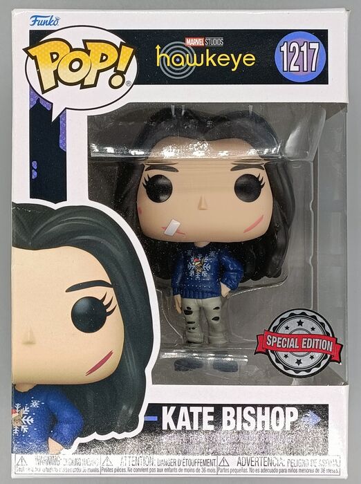1217 Kate Bishop (Christmas) - Hawkeye - Box Damaged Funko POP Funko