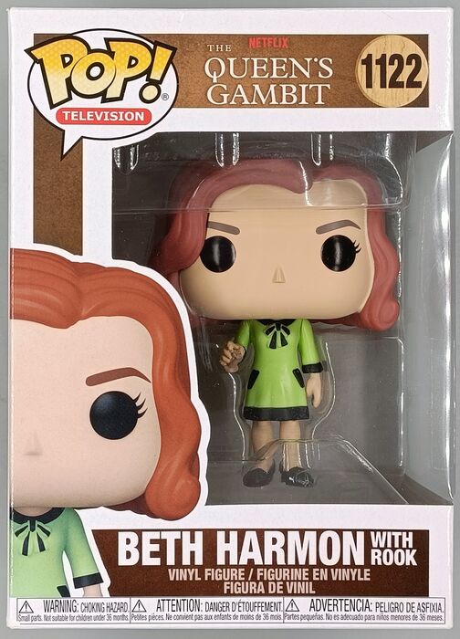 1122 Beth Harmon (with Rook) - Queens Gambit Funko POP Funko