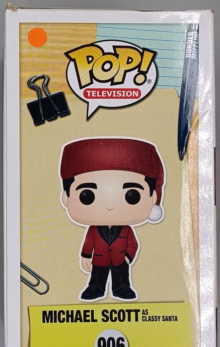 906 Michael Scott (as Classy Santa) - The Office - Box Damaged Funko POP