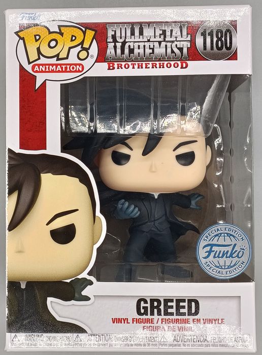 1180 Greed - Fullmetal Alchemist - Box Damaged Funko POP Funko