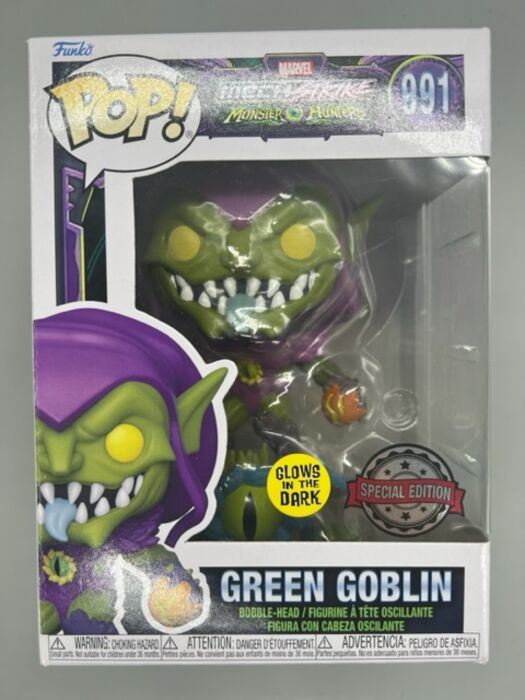 991 Green Goblin Glow - Marvel Monster Hunters Mech Strike Funko POP Funko