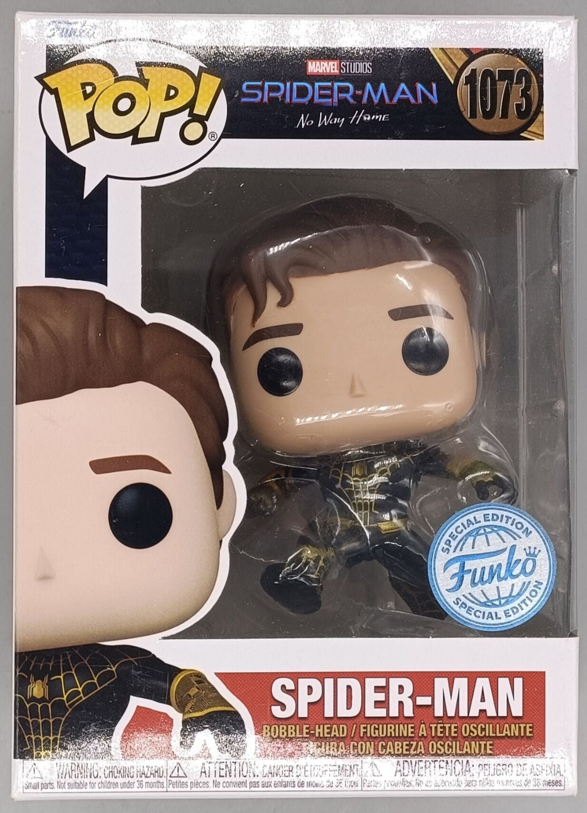 1073 Spider-Man (Leaping) - Marvel Spider-Man No Way Home Funko POP Funko