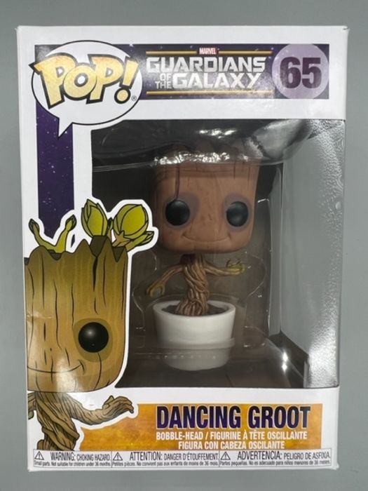 65 Dancing Groot Marvel Guardians of the Galaxy Box Damaged Funko POP Funko
