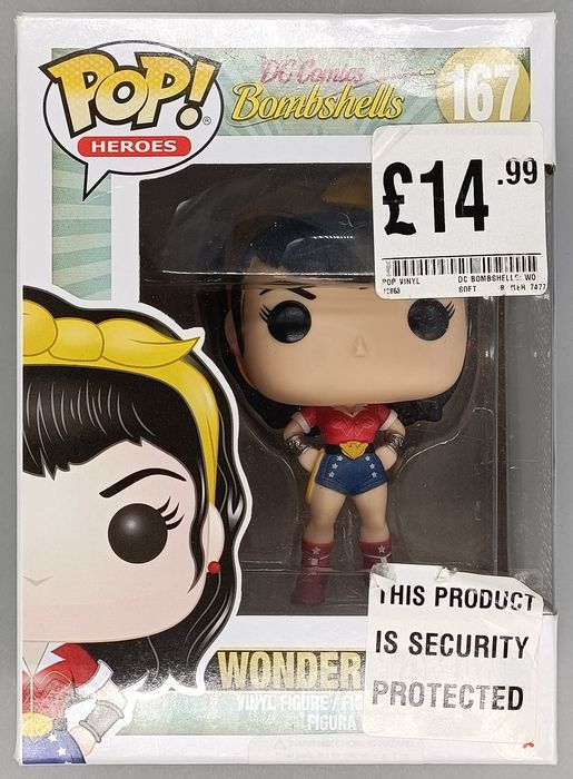 167 Wonder Woman - DC Bombshells - Box Damaged Funko POP Funko