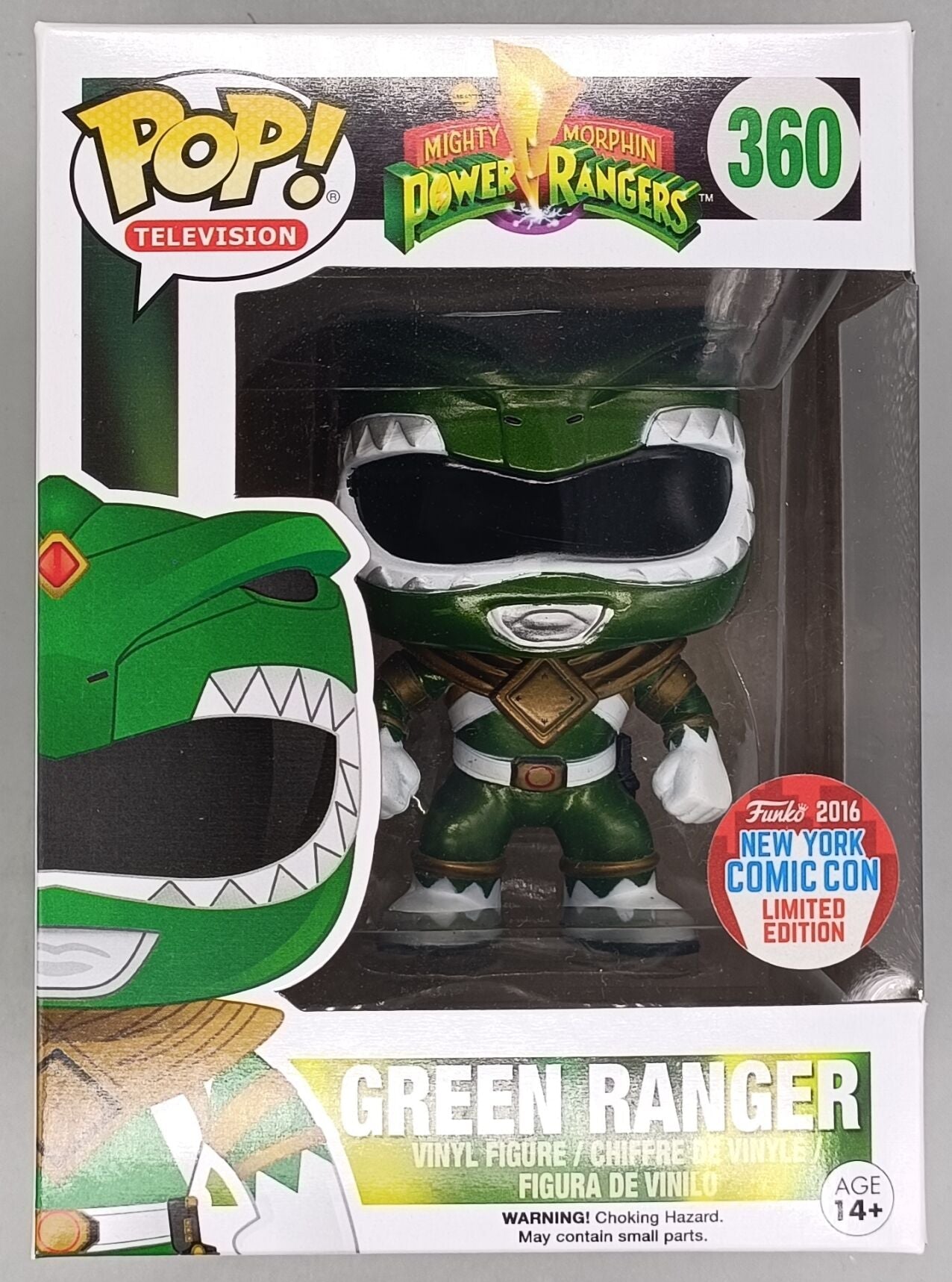 360 Green Ranger - Metallic - Power Rangers - 2016 Con Funko POP