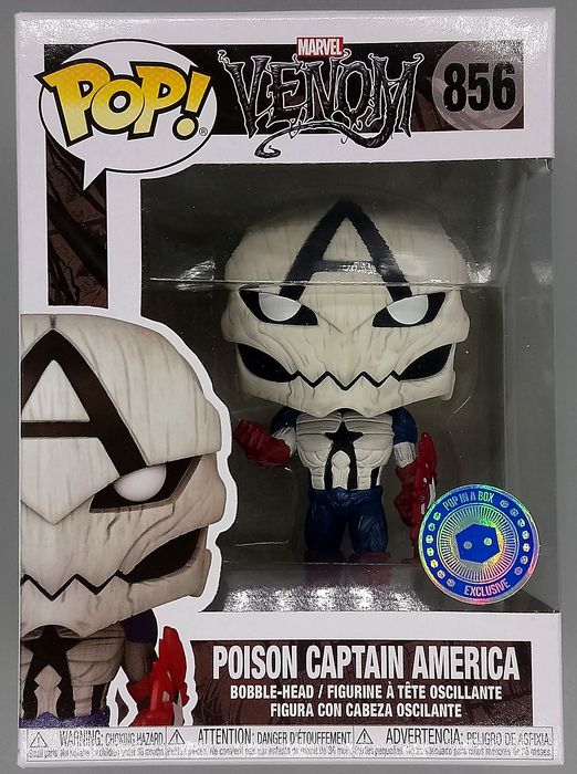 856 Poison Captain America - Marvel Venom - Funko POP - Box Damaged Funko