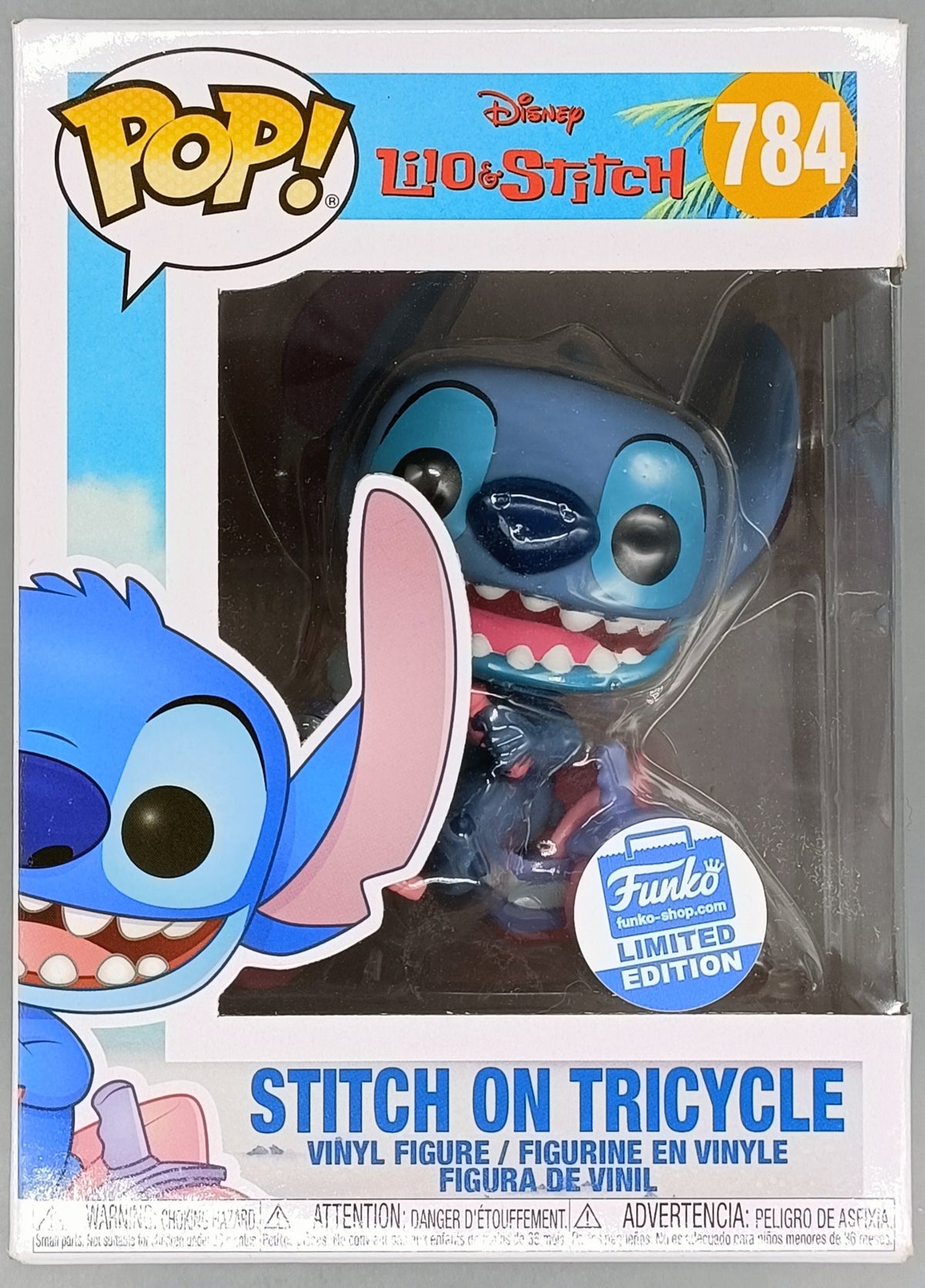 784 Stitch on Tricycle - Disney Lilo & Stitch Funko POP Funko