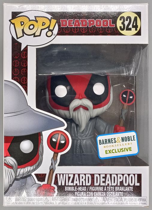 324 Wizard Deadpool - Marvel - Box Damaged Funko POP Funko