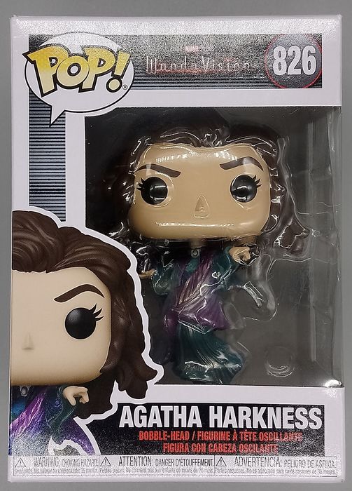 826 Agatha Harkness - Marvel Wandavision - Box Damaged Funko POP Funko