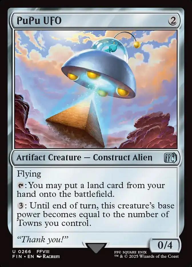 266 - PuPu UFO - Final Fantasy - Normal - Magic: The Gathering Card