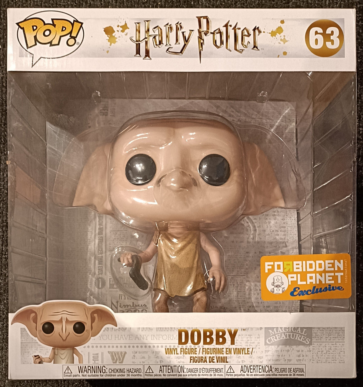 63 Dobby - 10 Inch - Harry Potter Funko POP Funko