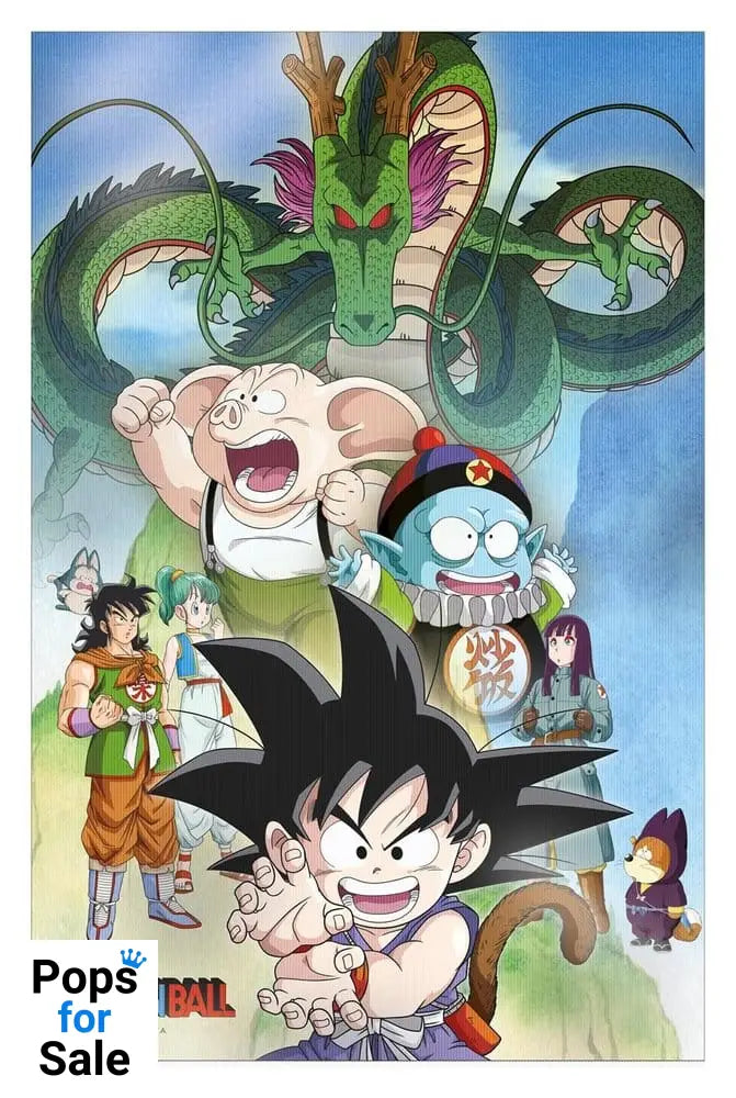 Dragon Ball 3D Poster Shenron & Heroes 38 x 58 cm