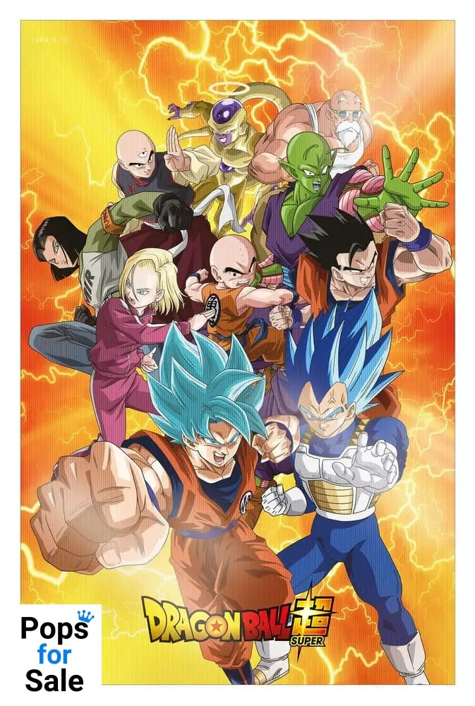 Dragon Ball Super 3D Poster Survival Heroes 38 x 58 cm