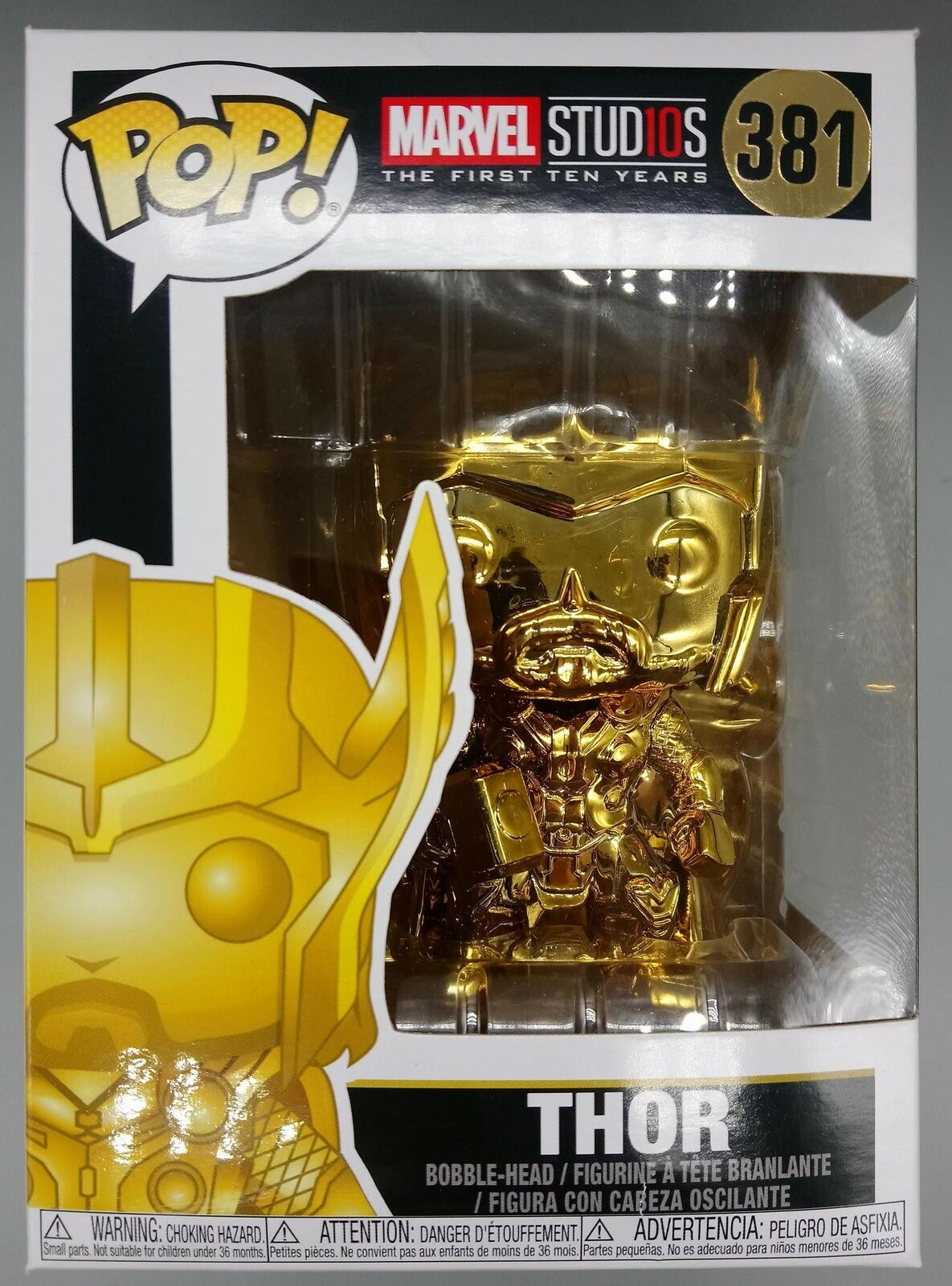 381 Thor (Gold) - Chrome - Marvel Studios 10 Funko POP Funko