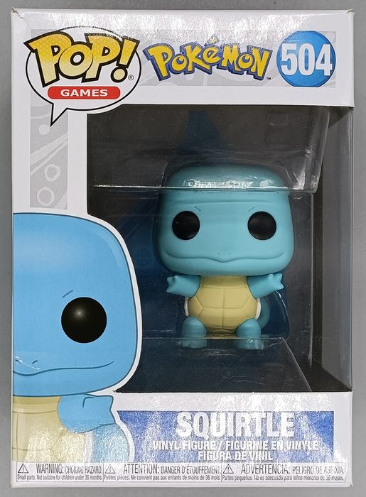 504 Squirtle - Pokemon - Box Damaged Funko POP Funko