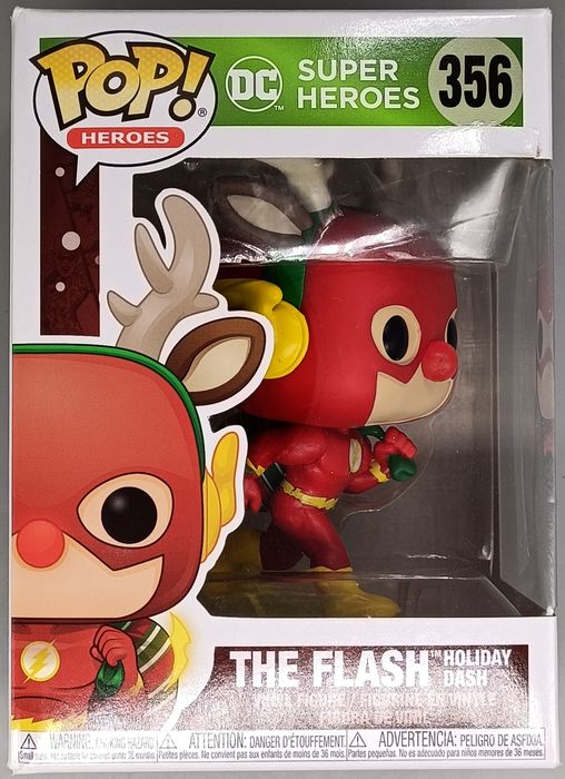 356 The Flash (Holiday Dash) - DC Super Heroes - Funko POP - Box Damaged Funko