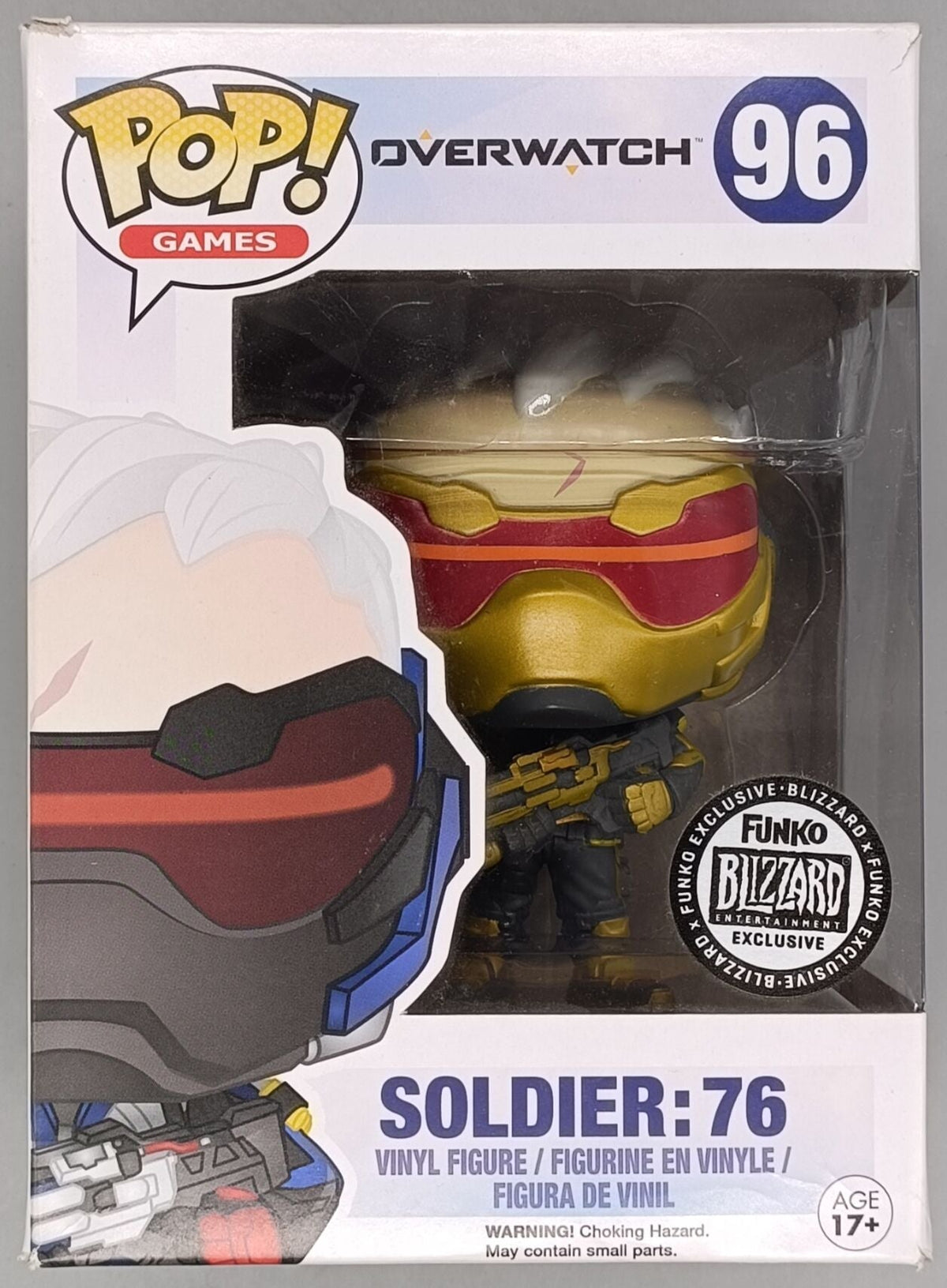 96 Soldier 76 (Golden) - Overwatch - Funko POP - Box Damaged Funko