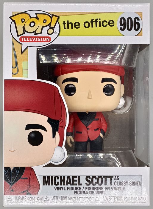 906 Michael Scott (as Classy Santa) - The Office Funko POP