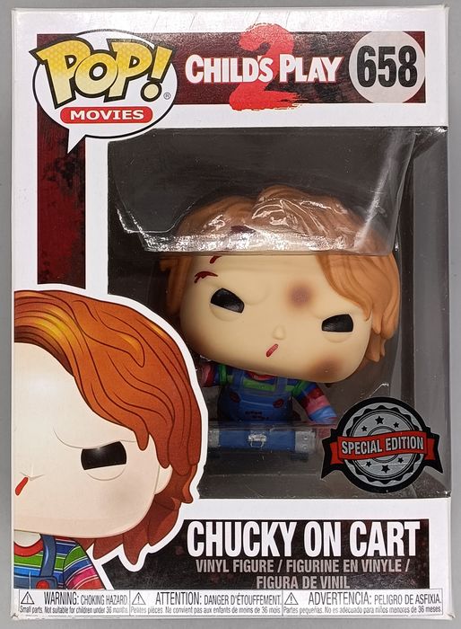 658 Chucky on Cart - Horror - Child's Play 2 - Box Damaged Funko POP Funko