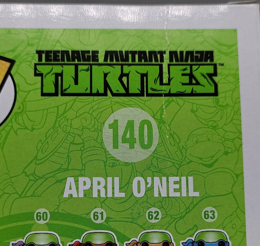 140 April O'Neil - Teenage Mutant Ninja Turtles TMNT Box Damaged Funko POP