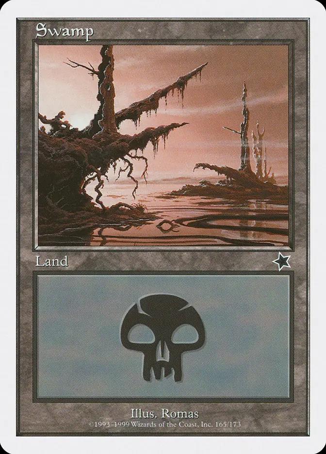 165 - Swamp - Starter 1999 - Normal - Magic: The Gathering Card