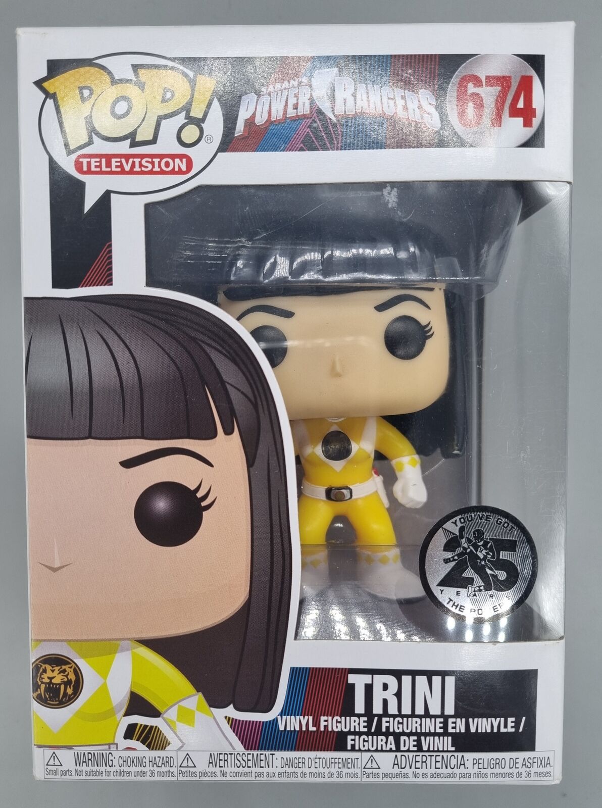 674 Trini (Yellow Ranger) No Helmet - Power Rangers Funko POP Funko