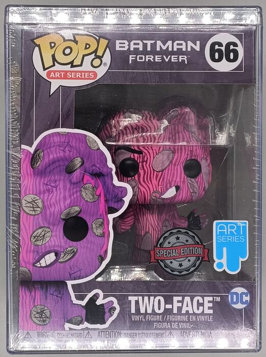 Artist Series: DC - Two-Face (Multicolor)In Hard Stack Funko POP