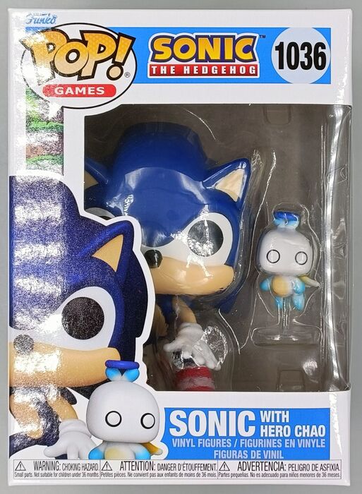 1036 Sonic with Chao - Sonic The Hedgehog Funko POP - Brand New Funko