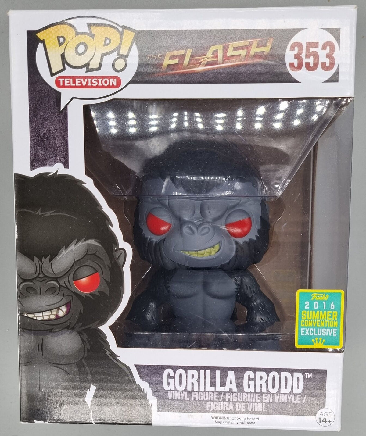 353 Gorilla Grodd - 6 Inch - The Flash - 2016 Con Funko POP Funko