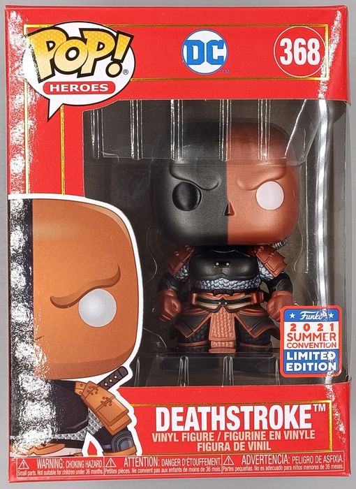 368 Deathstroke Metallic - DC - 2021 Con China Ltd Ed Funko POP Funko