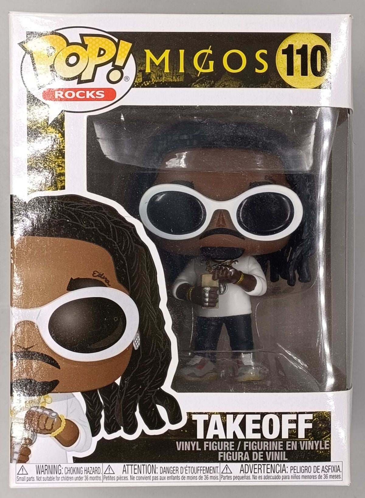 110 Takeoff - Migos - Rocks - Funko POP - Box Damaged Funko