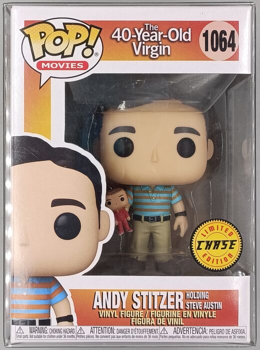1064 Andy Stitzer (Holding Steve Austin) Chase 40 Year Old Funko POP Funko