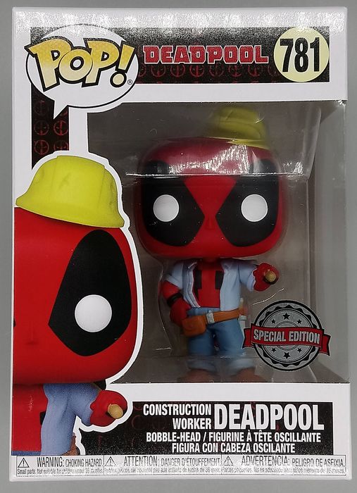 781 Construction Worker Deadpool - Marvel Funko POP Funko