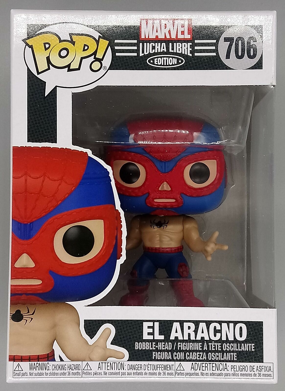 706 El Aracno (Spider-Man) - Marvel Luchadores Funko POP Funko
