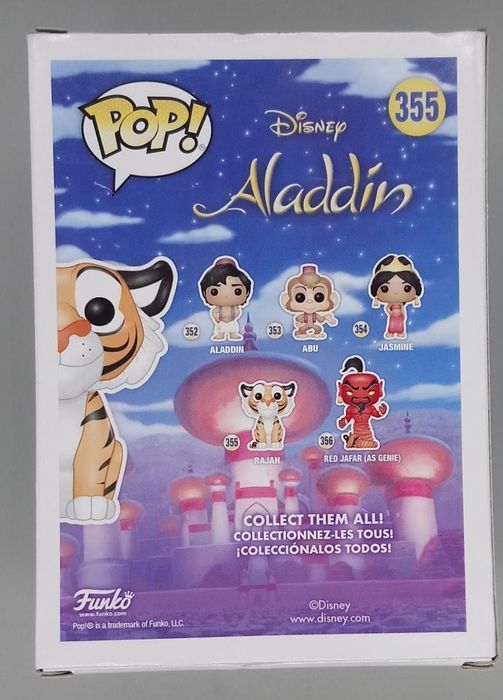 355 Rajah - Flocked - Disney Aladdin Funko POP