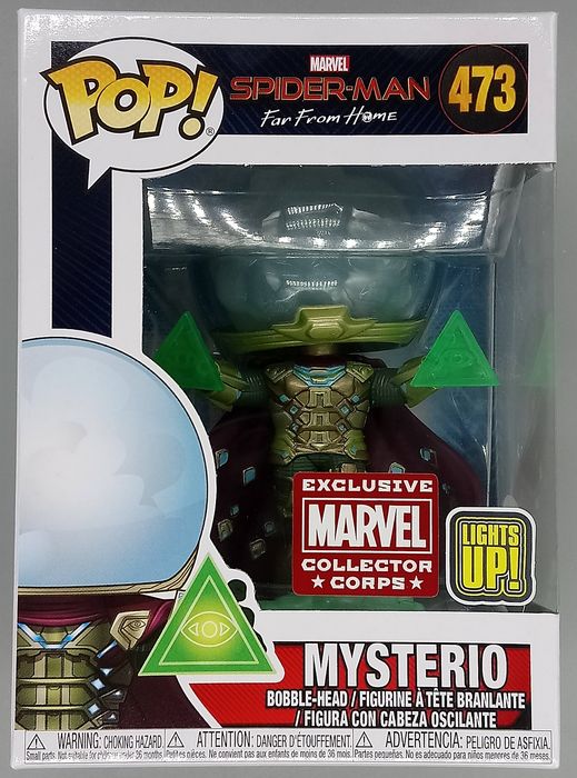 473 Mysterio (Lights Up) - Marvel Spider-Man Far From Home Funko POP Funko