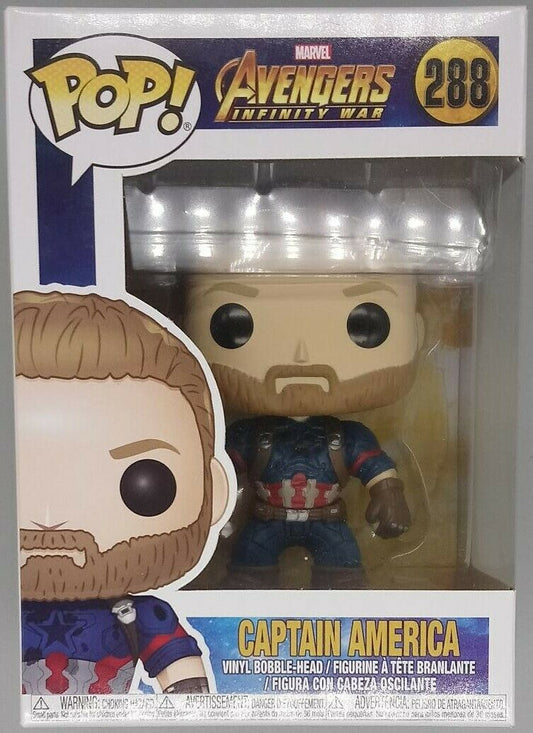 288 Captain America - Marvel Avengers Infinity War Funko POP