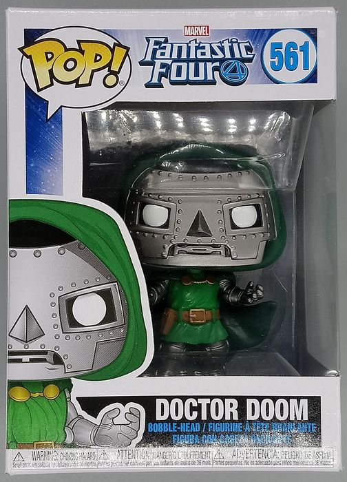 561 Doctor Doom - Marvel Fantastic Four - Box Damaged Funko POP Funko