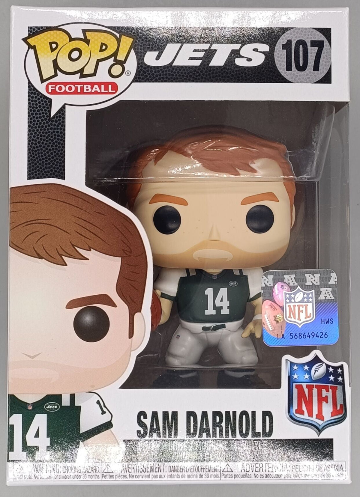 107 Sam Darnold - NFL Jets Funko POP Funko