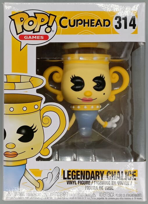 314 Legendary Chalice - Cuphead - Box Damaged Funko POP Funko