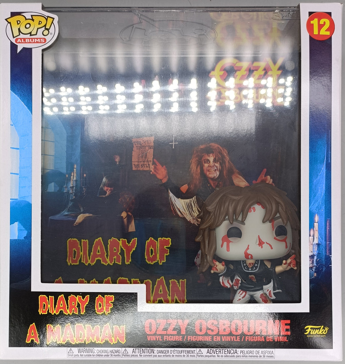 12 Ozzy Osbourne (Diary of a Madman) - Albums - Box Damaged Funko POP Funko