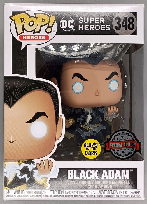 348 Black Adam - Glow - DC Super Heroes Funko POP Funko