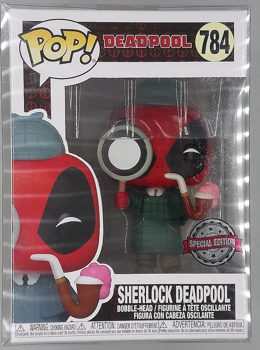 784 Sherlock Deadpool - Marvel Funko POP Funko