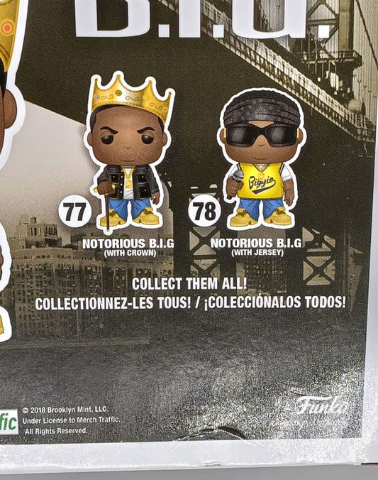 77 Notorious B.I.G. (with Crown) - Box Damaged Funko POP