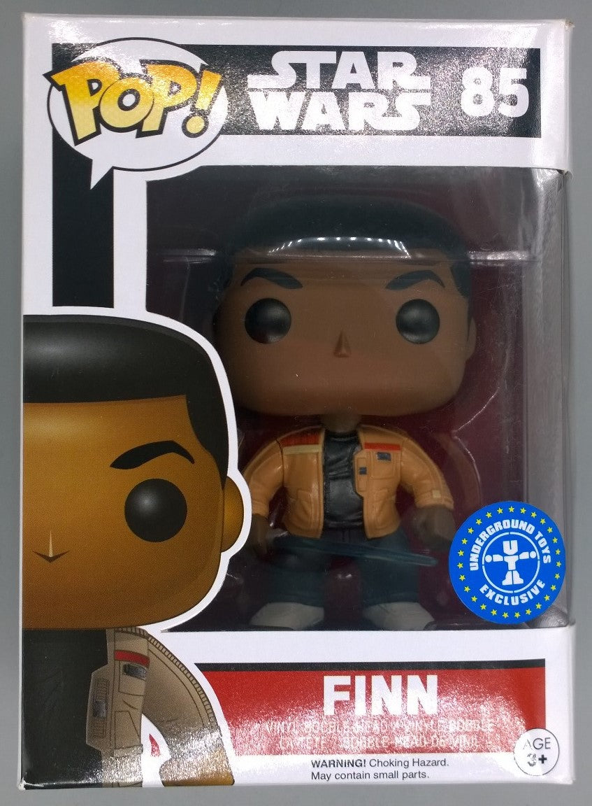 85 Finn (w/ Lightsaber) Star Wars The Force Awakens Funko POP - Brand New Funko