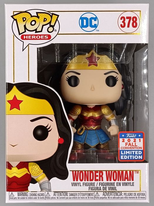 378 Wonder Woman Metallic - DC Imperial Palace 2021 Con Funko POP Funko