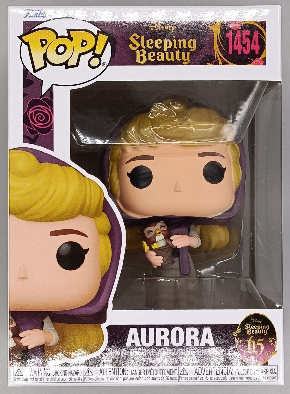 1454 Aurora w/Owl - Disney Sleeping Beauty 65th Anniversary Funko POP - Brand New Funko