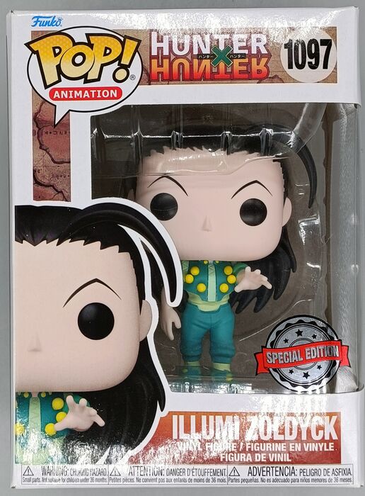 1097 Illumi Zoldyck - Hunter x Hunter - Box Damaged Funko POP Funko