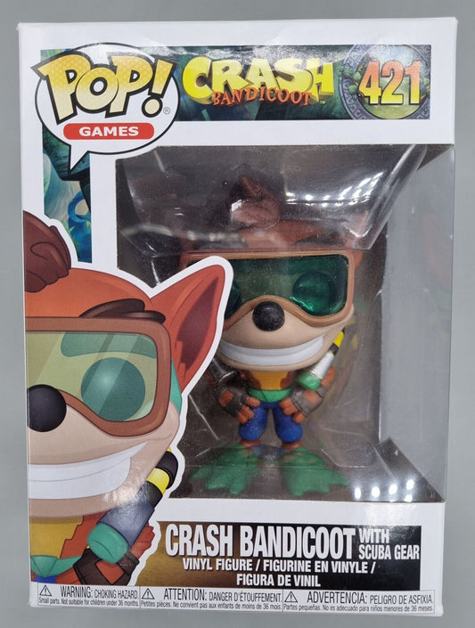 421 Crash Bandicoot (with Scuba Gear) - Crash Bandicoot Funko POP Funko