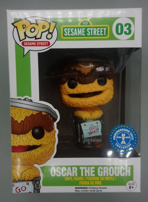 03 Oscar the Grouch (Orange) - Sesame Street Funko POP